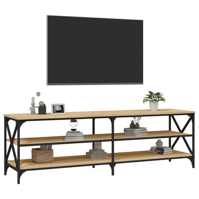 TV-taso Sonoma-tammi 160x40x50 cm tekninen puu
