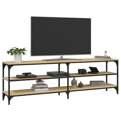 TV-taso Sonoma-tammi 160x30x50 cm tekninen puu