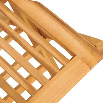 Kokoontaitettavat puutarhatuolit 4 kpl 47x62x90 cm täysi tiikki