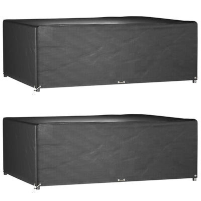 Puutarhakalustesuojat Editka 270x180x90cm (2 kpl 12 purjerengasta)