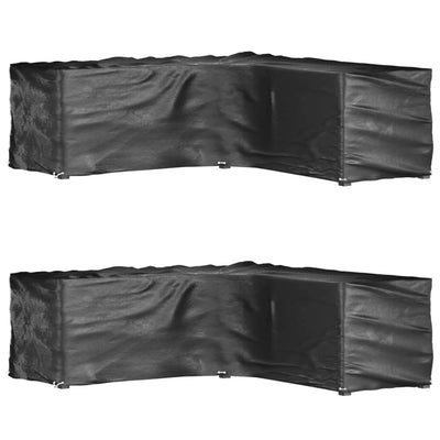 Ulkokalustesuojat Alvie 285x285x90cm (2 kpl l-muoto 16 purjerengasta)