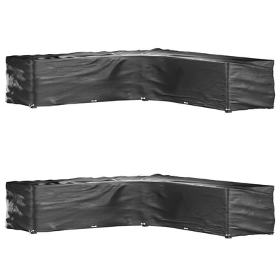 Ulkokalustesuojat Alvie 300x300x70cm (2 kpl l-muoto 20 purjerengasta)