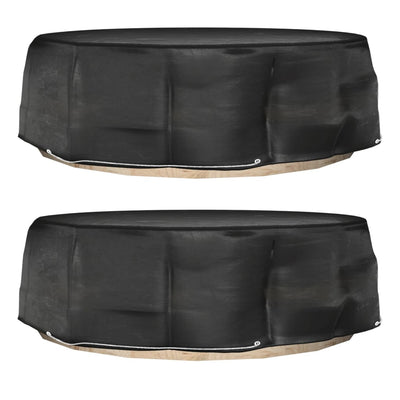 Saarekelepotuolin suoja Eller Ø236x67cm (2kpl 10 purjerengasta pyöreä)