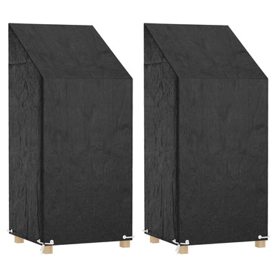 Puutarhatuolisuojat 8 purjerengasta 65x65x110/150 cm polyeteeni