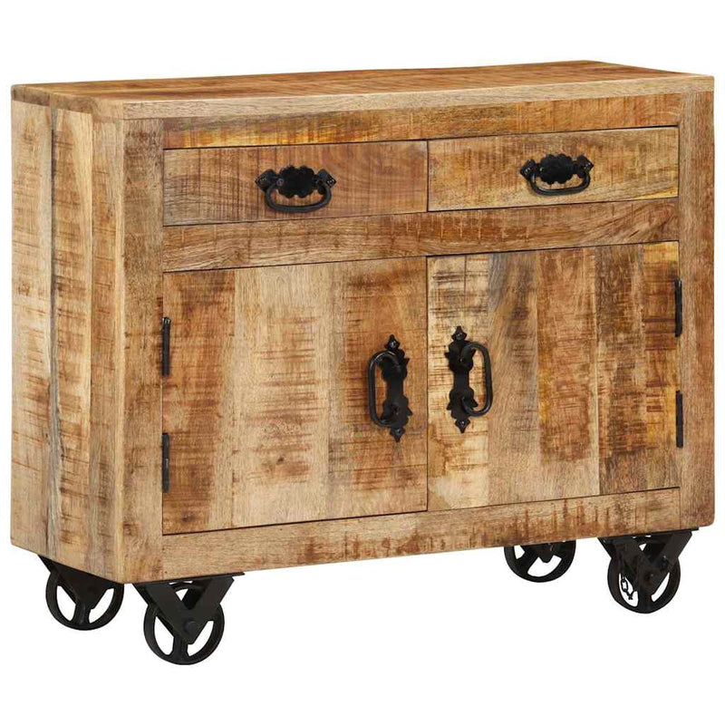 Senkki 80x30x65 cm täysi karkea mangopuu