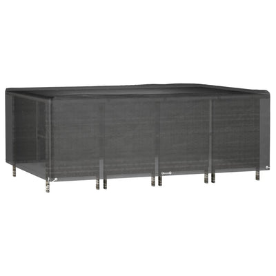 Puutarhakalustesuoja Editka 240x180x80cm (12 purjerengasta suorakaide)