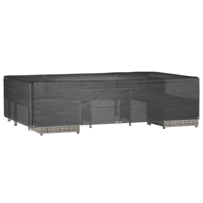 Puutarhakalustesuoja Editka 315x180x75cm (12 purjerengasta suorakaide)