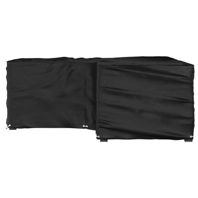 Puutarhakalustesuoja Alvie 185x185x70cm (l-muoto 12 purjerengasta)