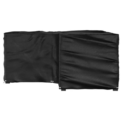 Puutarhakalustesuoja Alvie 215x215x90cm (l-muoto 16 purjerengasta)