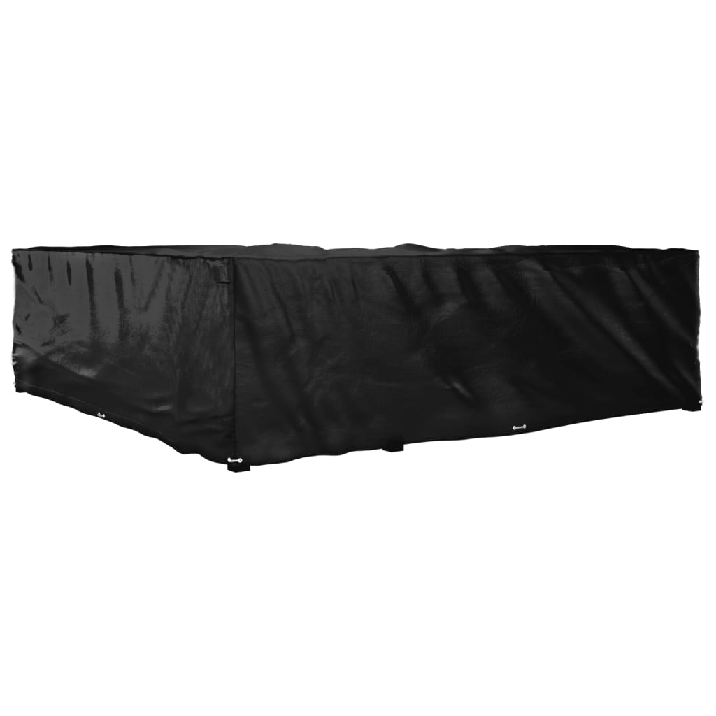 Puutarhakalustesuoja Alvie 300x300x90cm (l-muoto 20 purjerengasta)