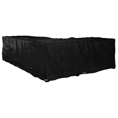 Puutarhakalustesuoja Alvie 220x285x80cm (l-muoto 18 purjerengasta)