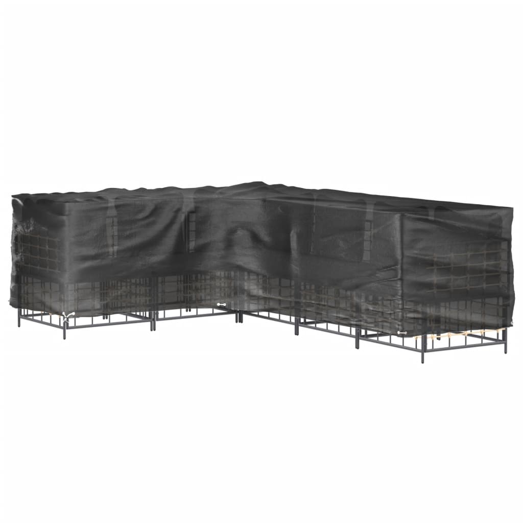 Puutarhakalustesuoja Alvie 260x210x80cm (l-muoto 16 purjerengasta)