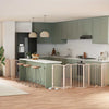 Koiraportti kokoontaittuva 15 paneelia 750 cm poppelipuu