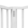Koiraportti kokoontaittuva 15 paneelia valk. 750 cm poppelipuu