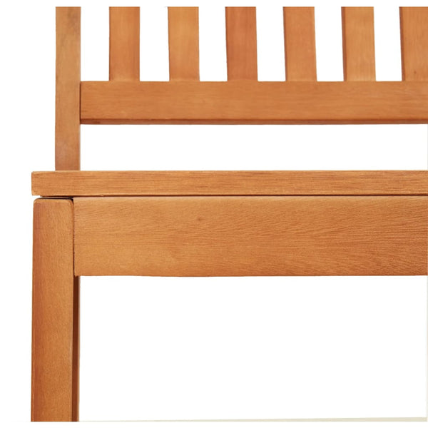 Puutarhapenkki 80 cm täysi eukalyptuspuu