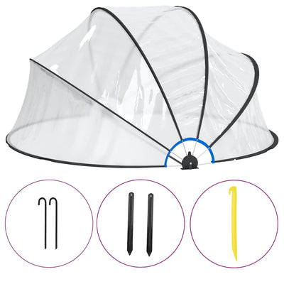 Uima-altaan kupoli Poliesenia 315x158cm (pvc)