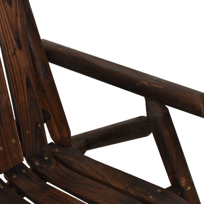 Puu puutarhapenkki Carpatina 119x85x98cm (2-istuttava, kuusi)