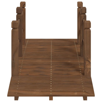 Puutarhasilta kaiteilla 150x67x56 cm täysi kuusi