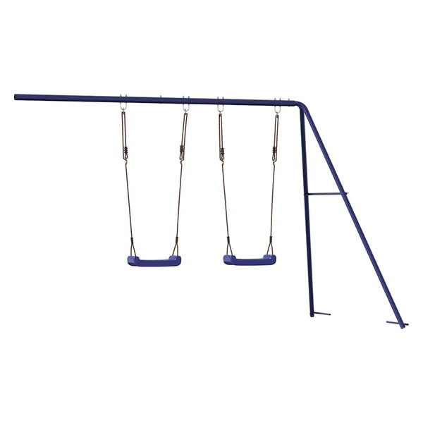 Lasten keinut 2 kpl sininen 265x156,5x155,5 cm polypropeeni