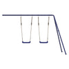 Lasten keinut 2 kpl sininen 265x156,5x155,5 cm polypropeeni