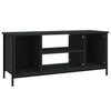 TV-taso musta 102x35x45 cm tekninen puu