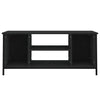 TV-taso musta 102x35x45 cm tekninen puu