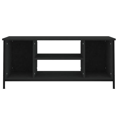 TV-taso musta 102x35x45 cm tekninen puu