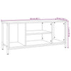 TV-taso musta 102x35x45 cm tekninen puu
