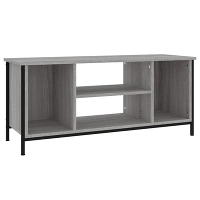 TV-taso harmaa Sonoma 102x35x45 cm tekninen puu