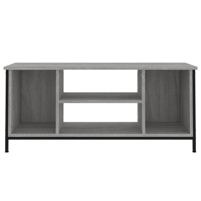 TV-taso harmaa Sonoma 102x35x45 cm tekninen puu
