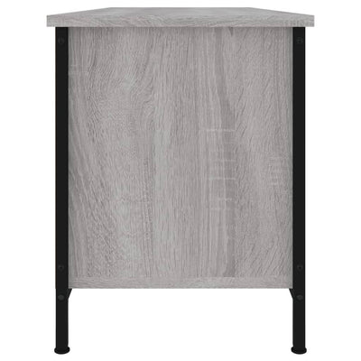 TV-taso harmaa Sonoma 102x35x45 cm tekninen puu