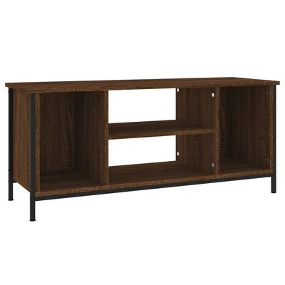 TV-taso ruskea tammi 102x35x45 cm tekninen puu