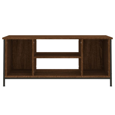 TV-taso ruskea tammi 102x35x45 cm tekninen puu