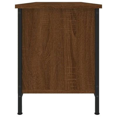 TV-taso ruskea tammi 102x35x45 cm tekninen puu