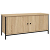 TV-taso ovilla Sonoma-tammi 102x35x45 cm tekninen puu