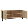 TV-taso ovilla Sonoma-tammi 102x35x45 cm tekninen puu
