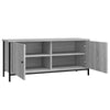 TV-taso ovilla harmaa Sonoma 102x35x45 cm tekninen puu