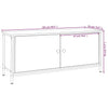 TV-taso ovilla harmaa Sonoma 102x35x45 cm tekninen puu