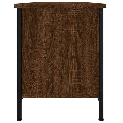TV-taso ovilla ruskea tammi 102x35x45 cm tekninen puu
