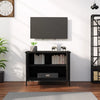 TV-taso ovilla musta 60x35x45 cm tekninen puu