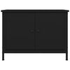 TV-taso ovilla musta 60x35x45 cm tekninen puu