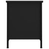 TV-taso ovilla musta 60x35x45 cm tekninen puu