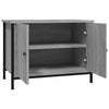 TV-taso ovilla harmaa Sonoma 60x35x45 cm tekninen puu