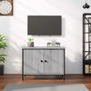 TV-taso ovilla harmaa Sonoma 60x35x45 cm tekninen puu