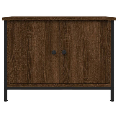 TV-taso ovilla ruskea tammi 60x35x45 cm tekninen puu