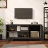 TV-taso musta 100x40x45 cm tekninen puu