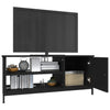 TV-taso musta 100x40x45 cm tekninen puu