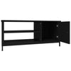 TV-taso musta 100x40x45 cm tekninen puu