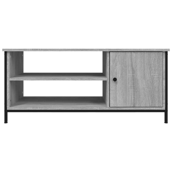 TV-taso harmaa Sonoma 100x40x45 cm tekninen puu