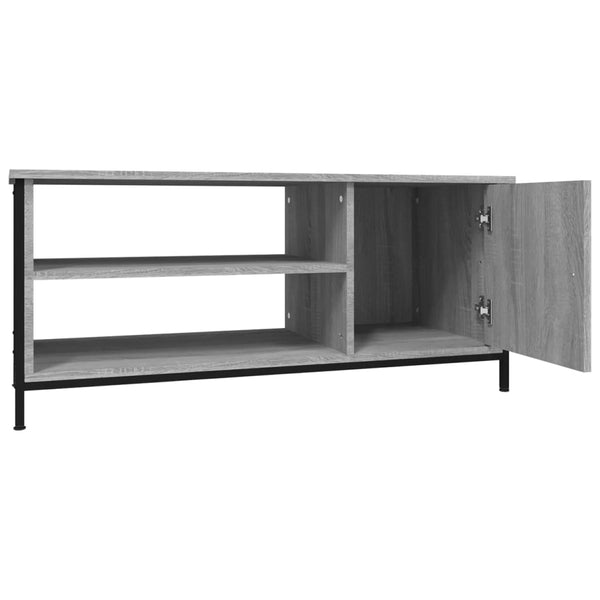 TV-taso harmaa Sonoma 100x40x45 cm tekninen puu